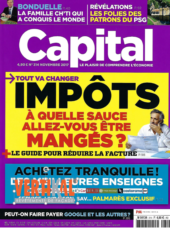 VERTIKAL® meilleure enseigne CAPITAL